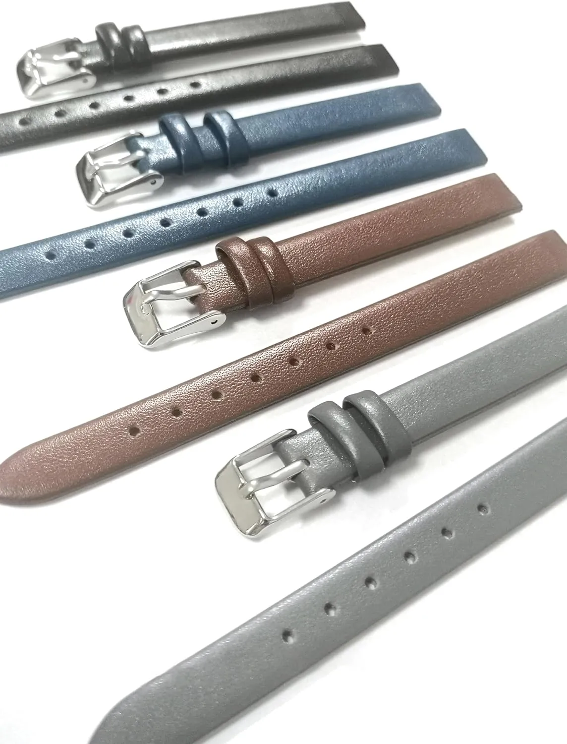NZZXTO Replacement Watch Band for Bering Unisex Watch with Screw 10mm (hole spacing 5MM)