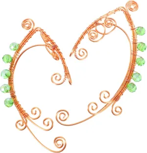 PartyKindom Fairy Ears Ear Cuffs for Women Easy to Wear Lightweight Vintage Earring Cuffs