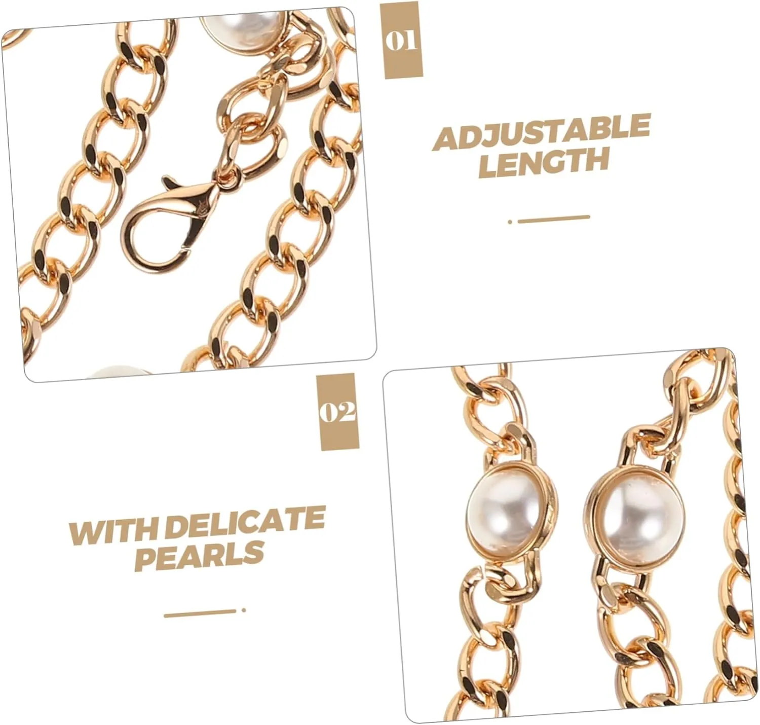 Pearl Waist Chain Bride Sash Bride Pearl Beaded Bracelet Belly Chains for Accessories Women Belts for