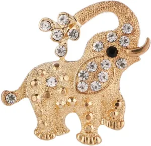 Pretty Animal Brooches Rose Gold and Platinum Plated Full Shining Crystal Brooch Pink Cat's Eye Brooch Pins