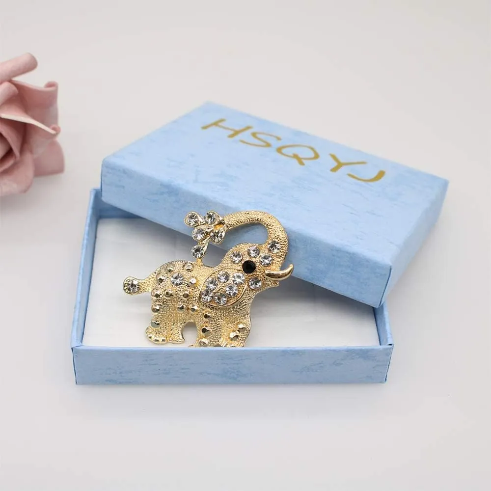 Pretty Animal Brooches Rose Gold and Platinum Plated Full Shining Crystal Brooch Pink Cat's Eye Brooch Pins