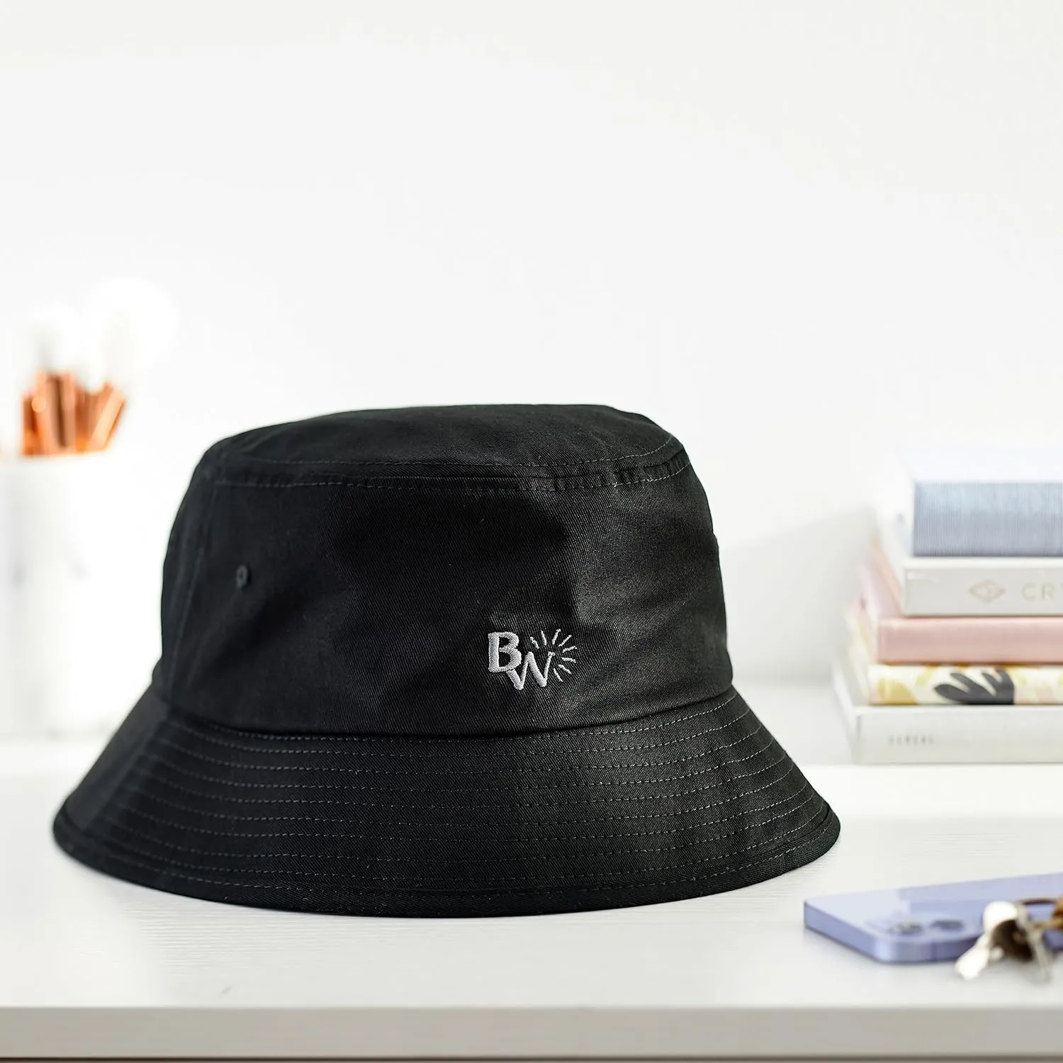 Satin-Lined Cotton Bucket Hat: Stylish Sun Protection Satin Lined Bucket Hat for Women Outdoor Adventures