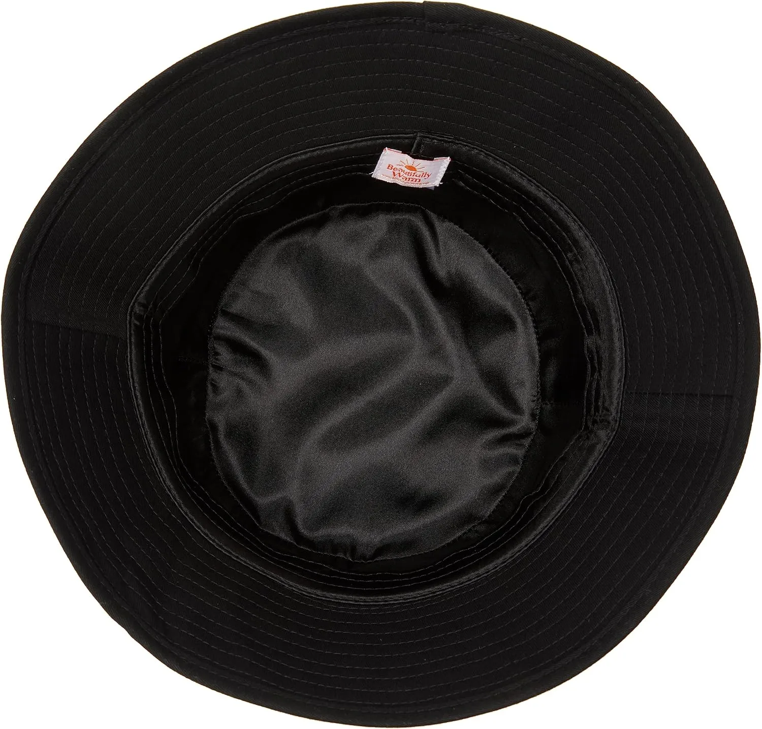 Satin-Lined Cotton Bucket Hat: Stylish Sun Protection Satin Lined Bucket Hat for Women Outdoor Adventures