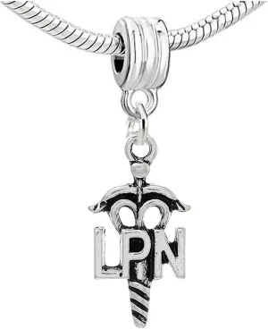 Sexy Sparkles Lpn Charm Pendant for Snake Chain Charm Bracelets