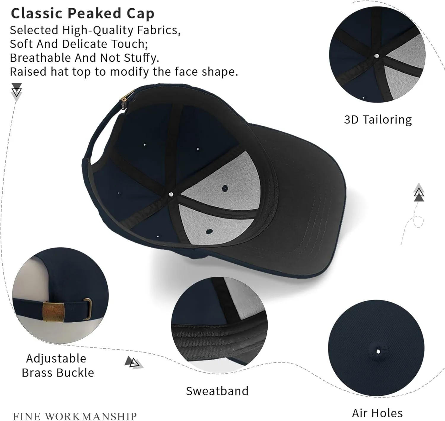 Shh Im Watching Anime with Daddy First Fathers Day Hat for Women Baseball Cap Classic Washed Dad