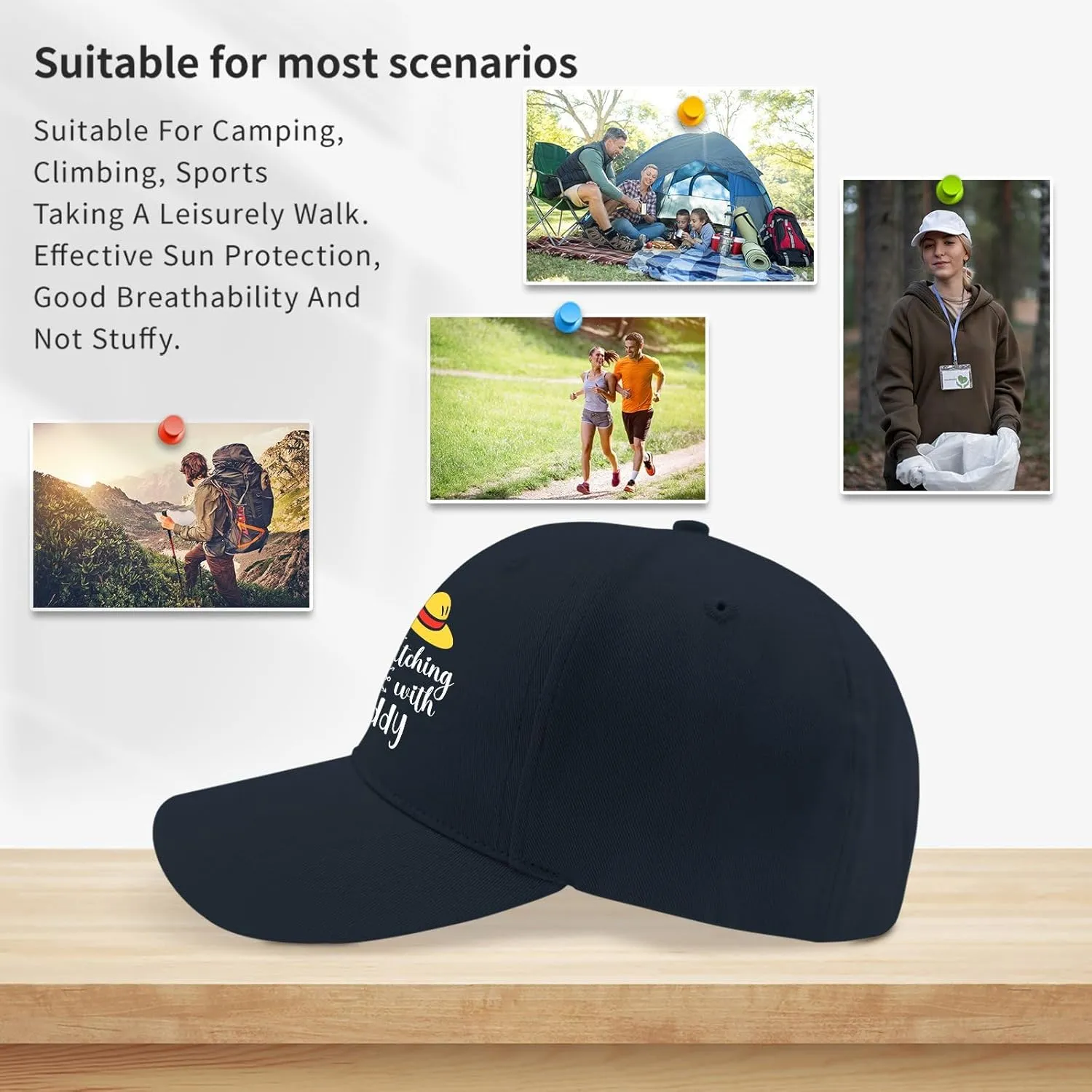 Shh Im Watching Anime with Daddy First Fathers Day Hat for Women Baseball Cap Classic Washed Dad