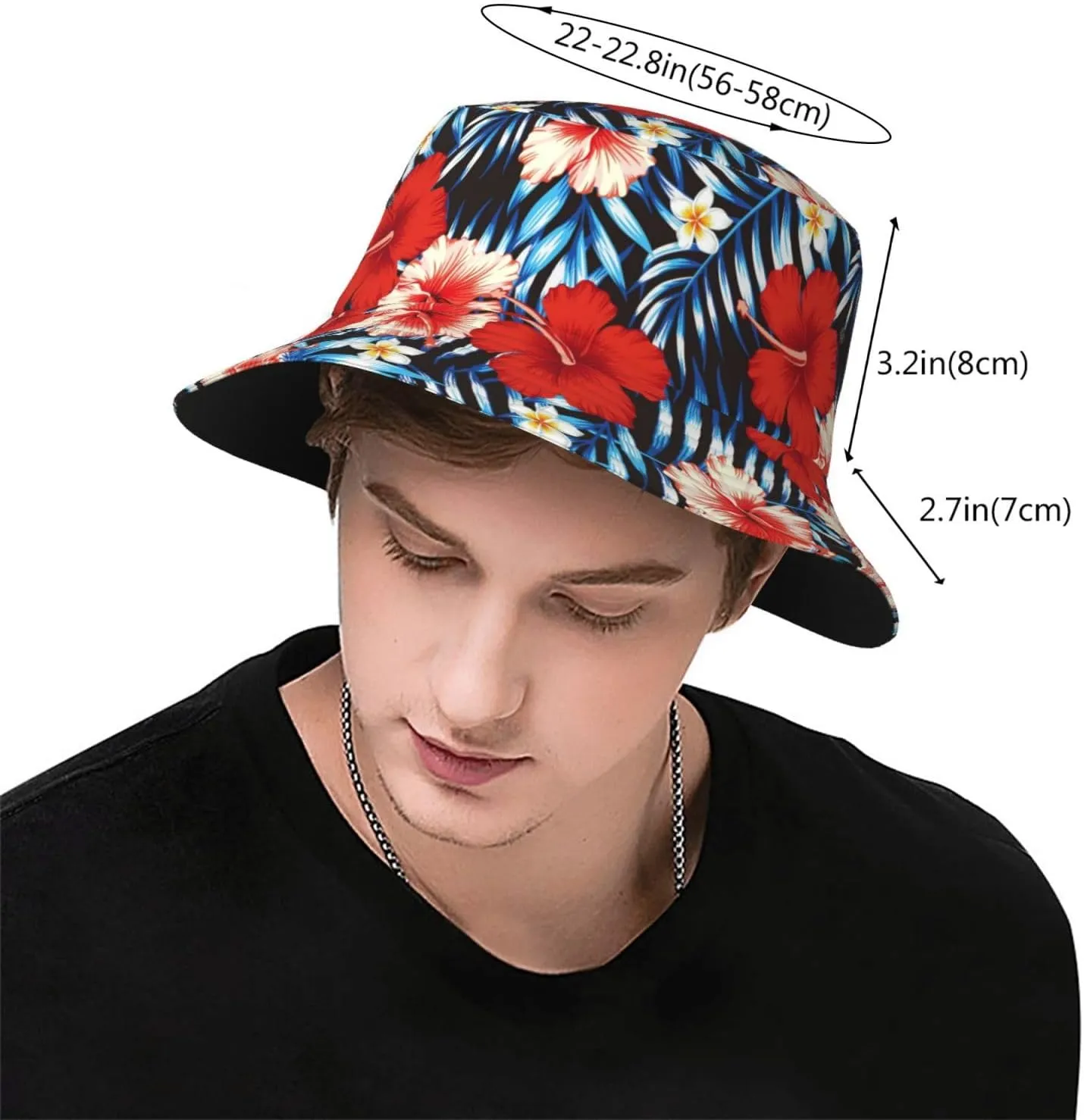 Small Daisy Green Chrysanthemum Flower Bucket Hats Fashion Sun Cap Packable Outdoor Fisherman Hat for Women and Men