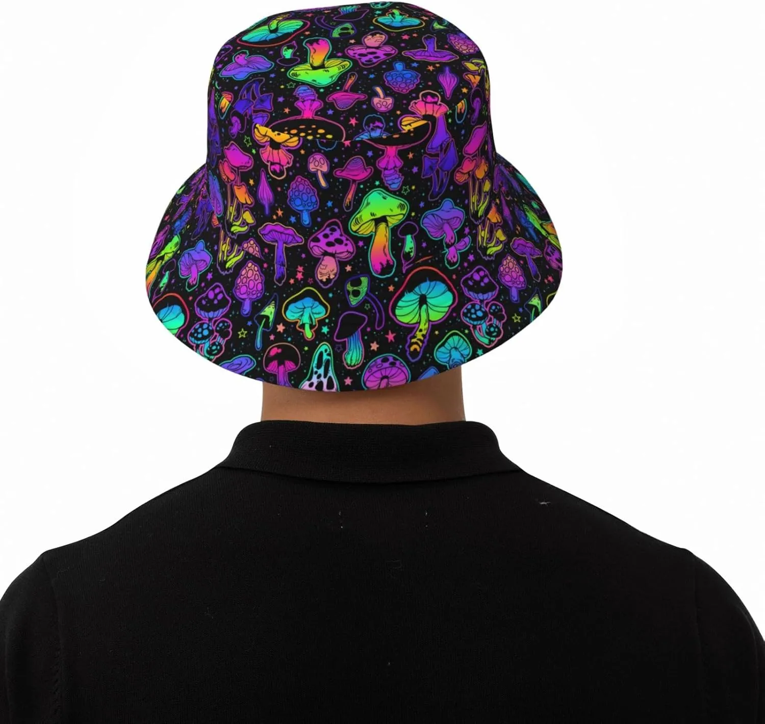 Small Daisy Green Chrysanthemum Flower Bucket Hats Fashion Sun Cap Packable Outdoor Fisherman Hat for Women and Men