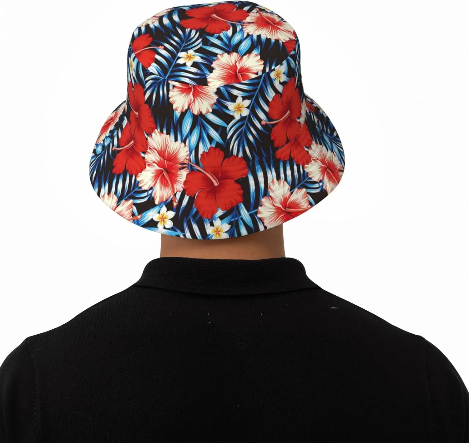 Small Daisy Green Chrysanthemum Flower Bucket Hats Fashion Sun Cap Packable Outdoor Fisherman Hat for Women and Men