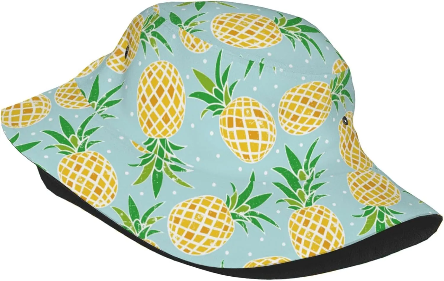 Small Daisy Green Chrysanthemum Flower Bucket Hats Fashion Sun Cap Packable Outdoor Fisherman Hat for Women and Men