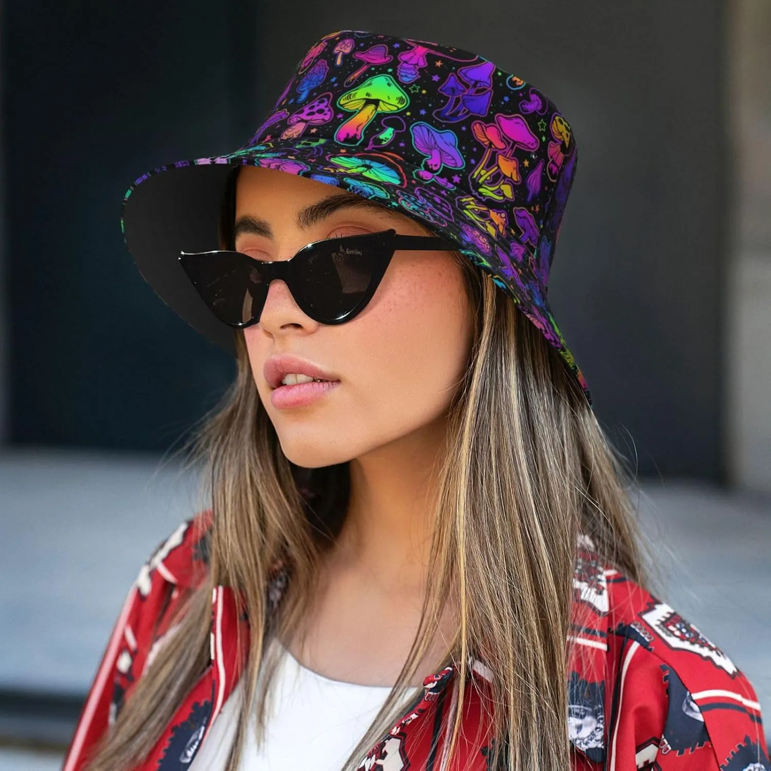 Small Daisy Green Chrysanthemum Flower Bucket Hats Fashion Sun Cap Packable Outdoor Fisherman Hat for Women and Men