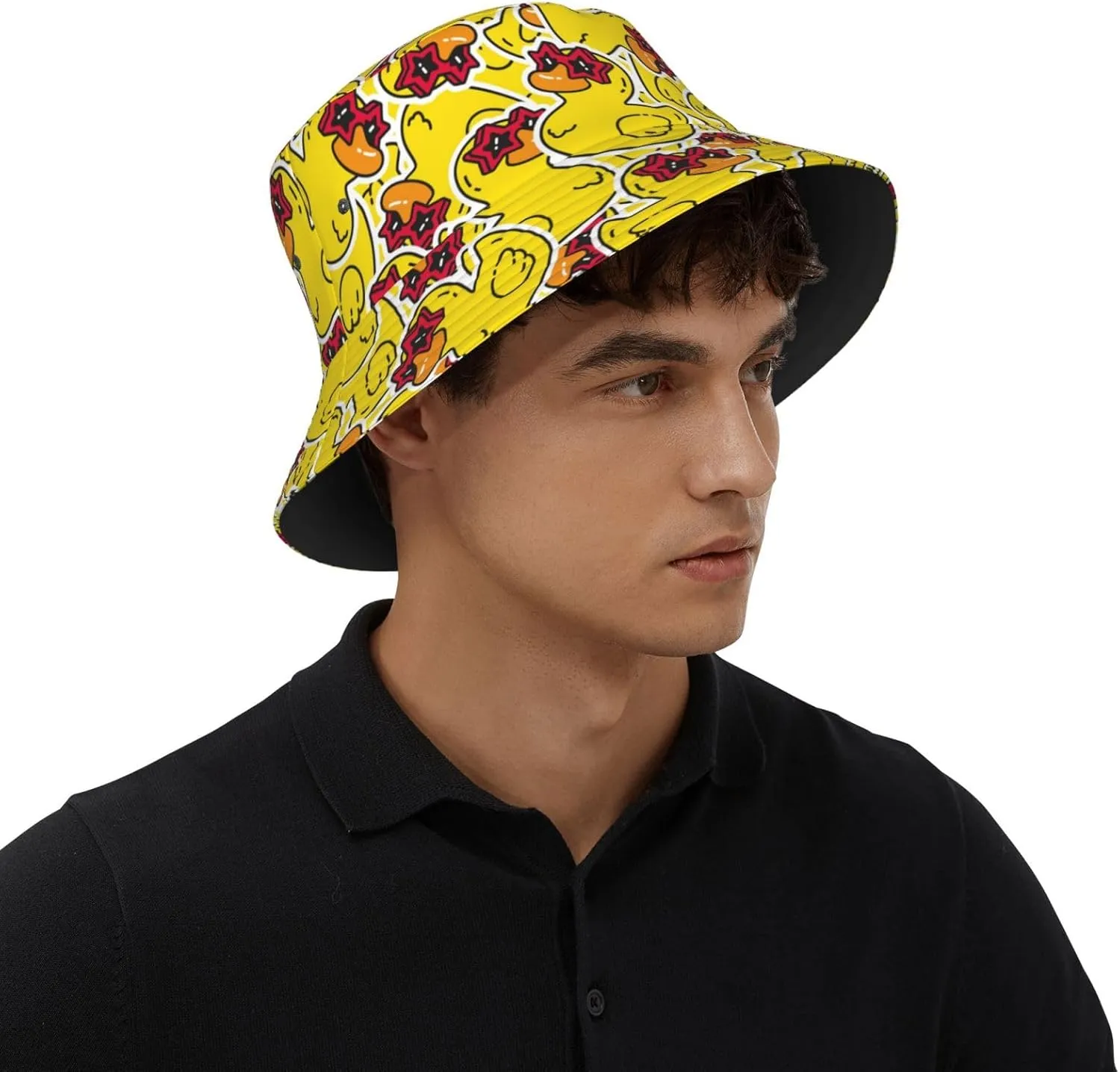 Small Daisy Green Chrysanthemum Flower Bucket Hats Fashion Sun Cap Packable Outdoor Fisherman Hat for Women and Men