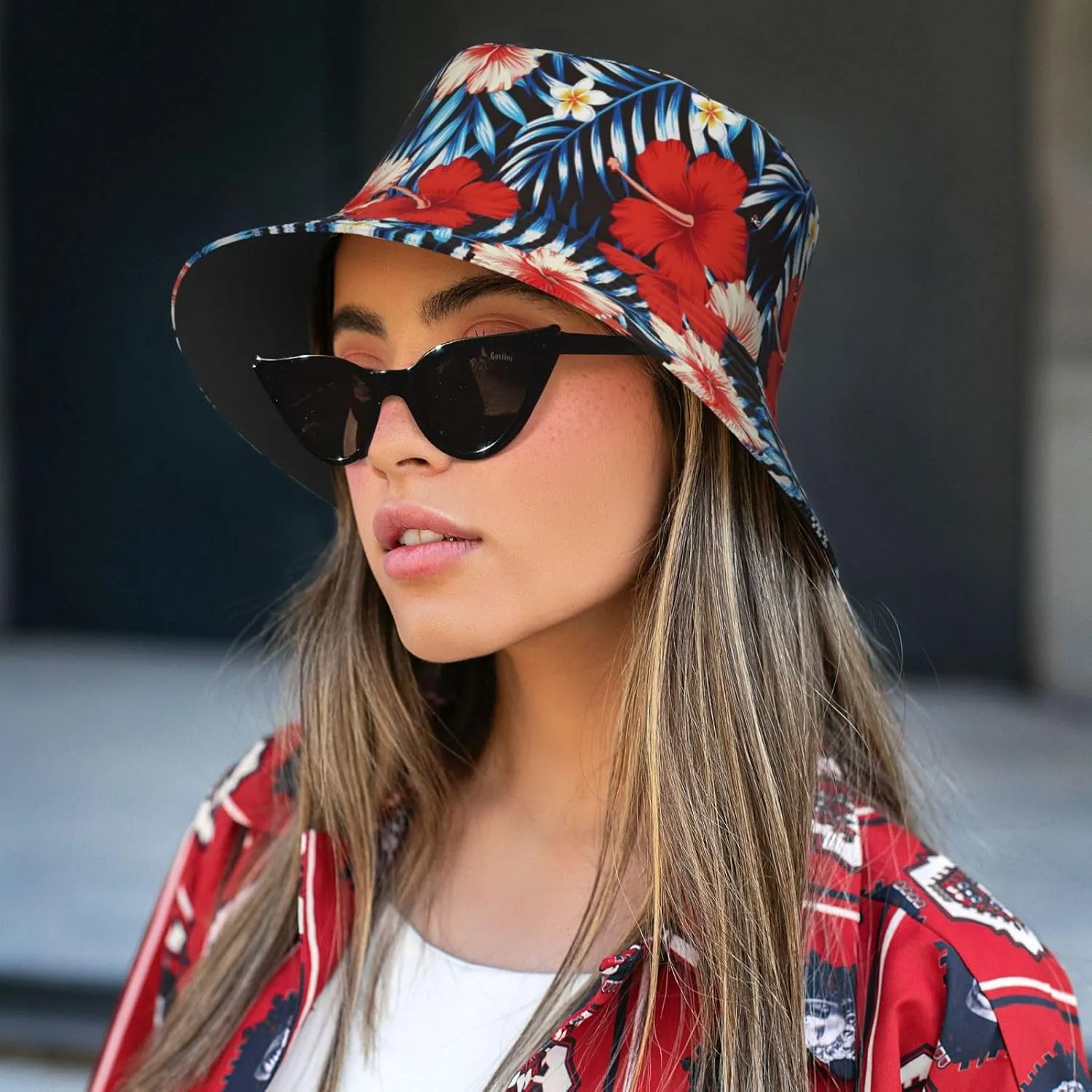 Small Daisy Green Chrysanthemum Flower Bucket Hats Fashion Sun Cap Packable Outdoor Fisherman Hat for Women and Men