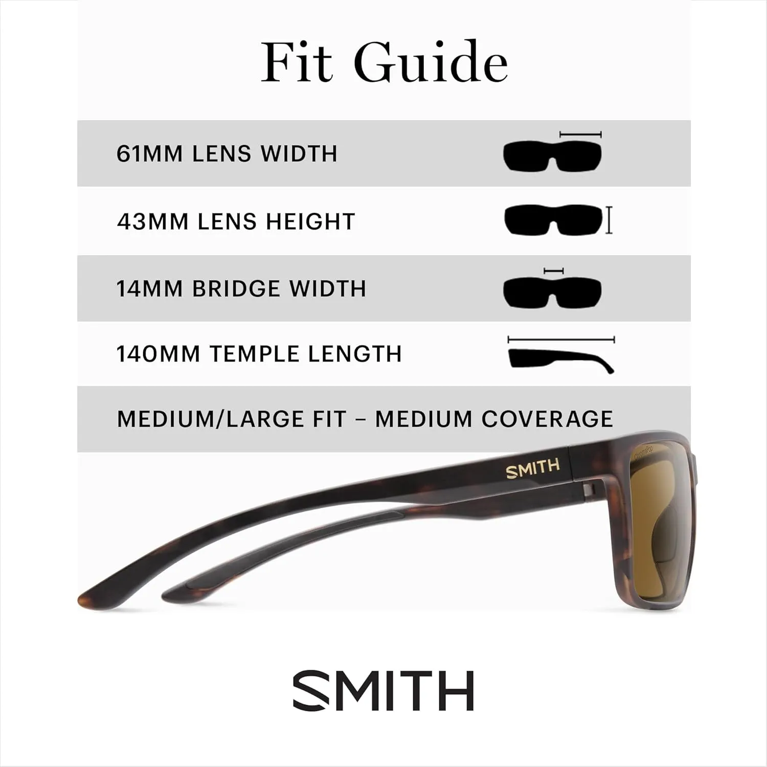 SMITH Riptide Sunglasses with Chromapop Lenses - Polarized Sunglasses - for Men & Women