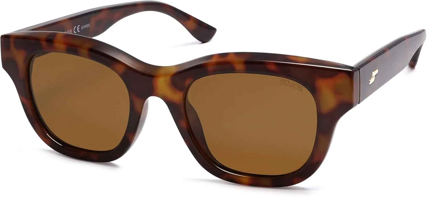 SOJOS Polarized Sunglasses womens men Trendy Small Designer Shades SJ2289