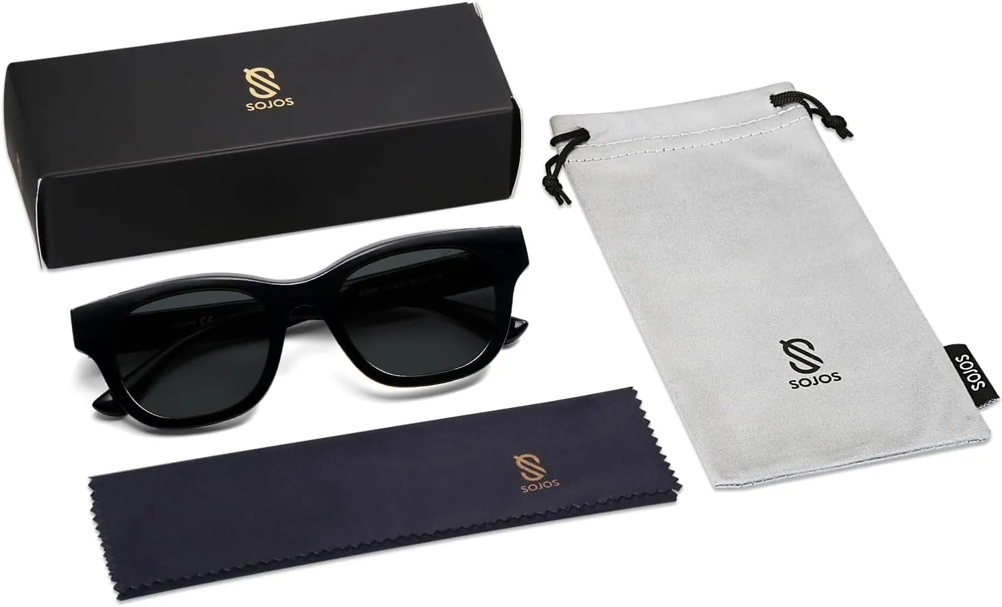 SOJOS Polarized Sunglasses womens men Trendy Small Designer Shades SJ2289