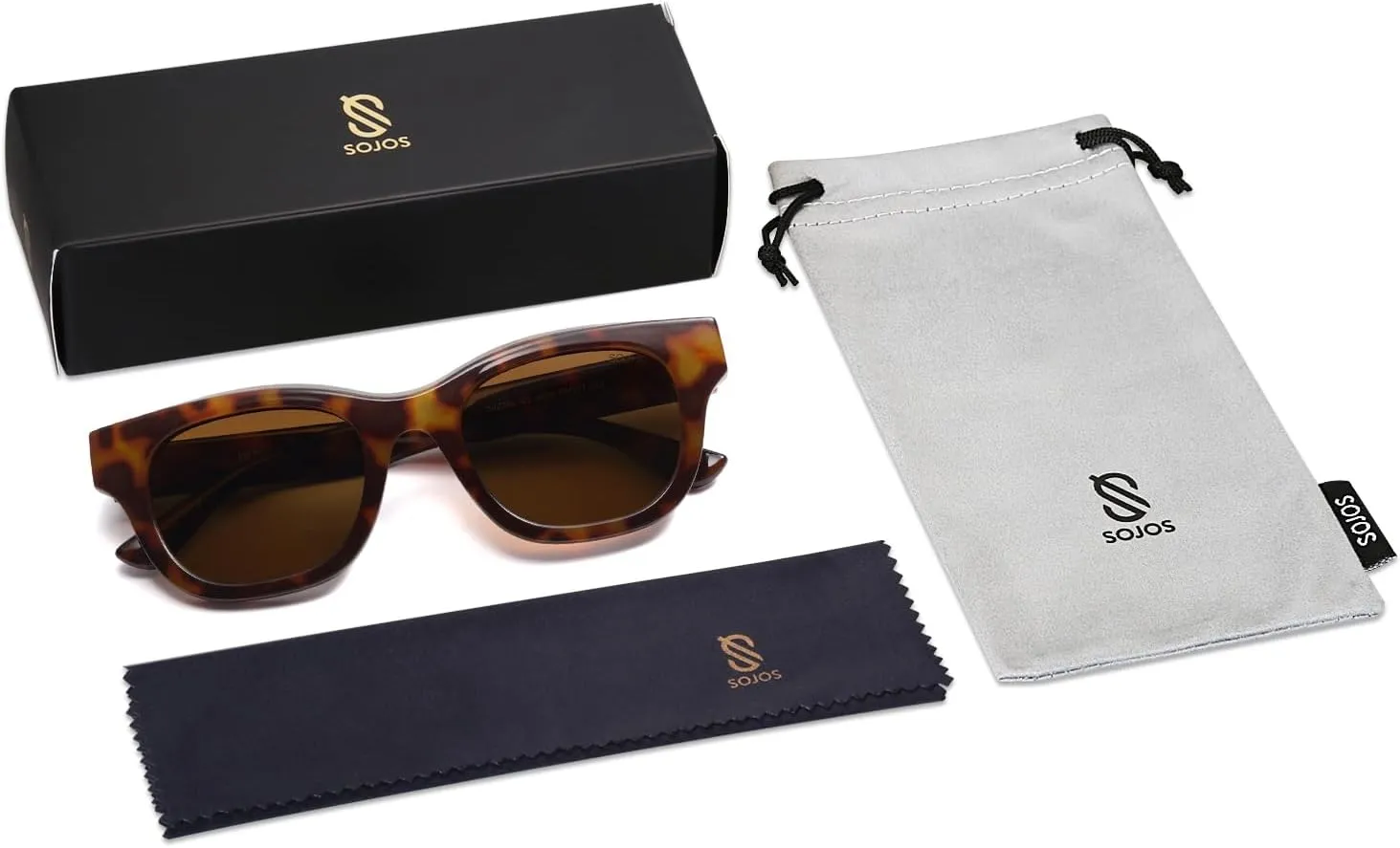 SOJOS Polarized Sunglasses womens men Trendy Small Designer Shades SJ2289