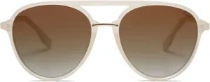 SOJOS Retro Aviator Polarized Sunglasses for Women Men Double Bridge Ladies Shades