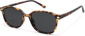 SOJOS Retro Square Polarized Sunglasses for Women Men Trendy Classic UV Protection Unisex Sunnies SJ2171