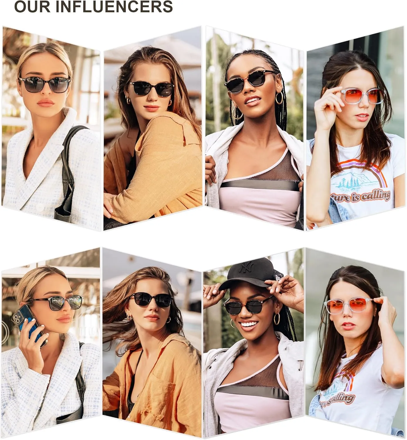 SOJOS Retro Square Polarized Sunglasses for Women Men Trendy Classic UV Protection Unisex Sunnies SJ2171