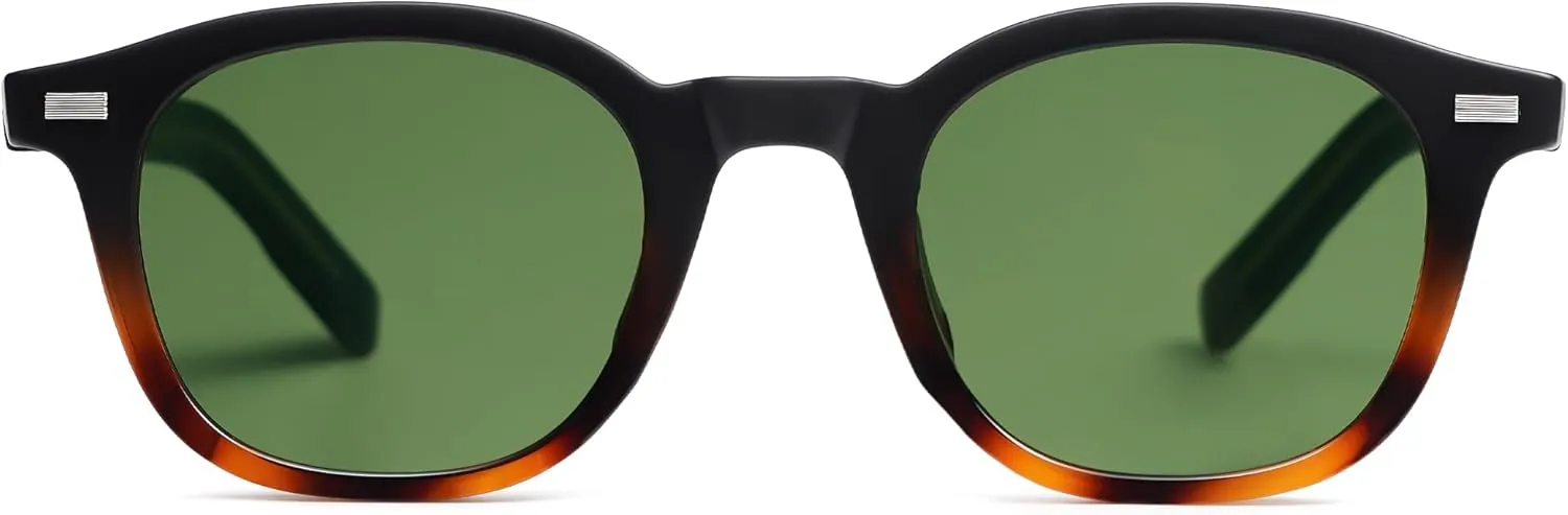 SOJOS Retro Square Sunglasses for Women Men Vintage Shades UV Protection Sunnies SJ2316