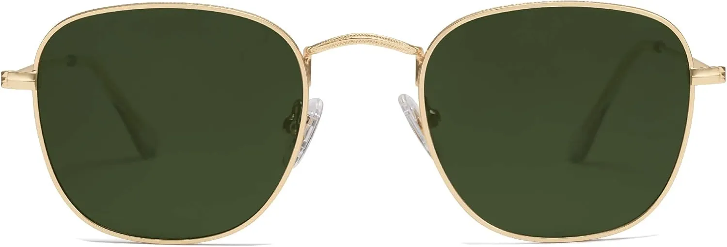 SOJOS Square Polarized Sunglasses for Men Women Classic Vintage Retro Style
