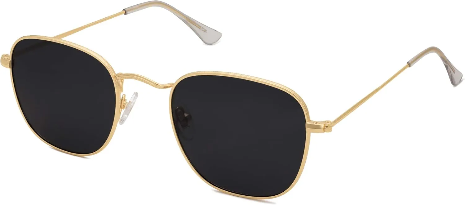 SOJOS Square Polarized Sunglasses for Men Women Classic Vintage Retro Style