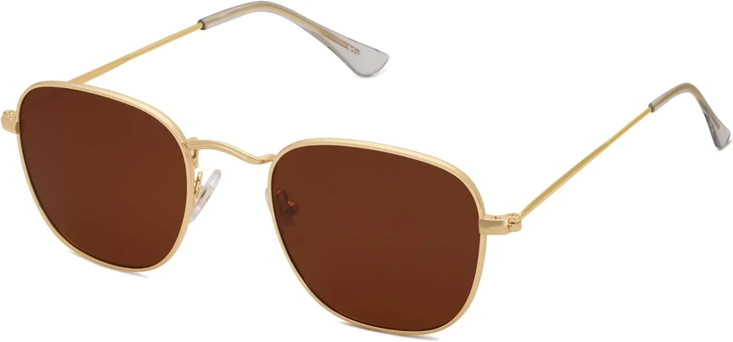 SOJOS Square Polarized Sunglasses for Men Women Classic Vintage Retro Style