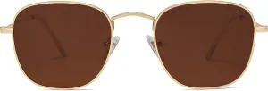 SOJOS Square Polarized Sunglasses for Men Women Classic Vintage Retro Style