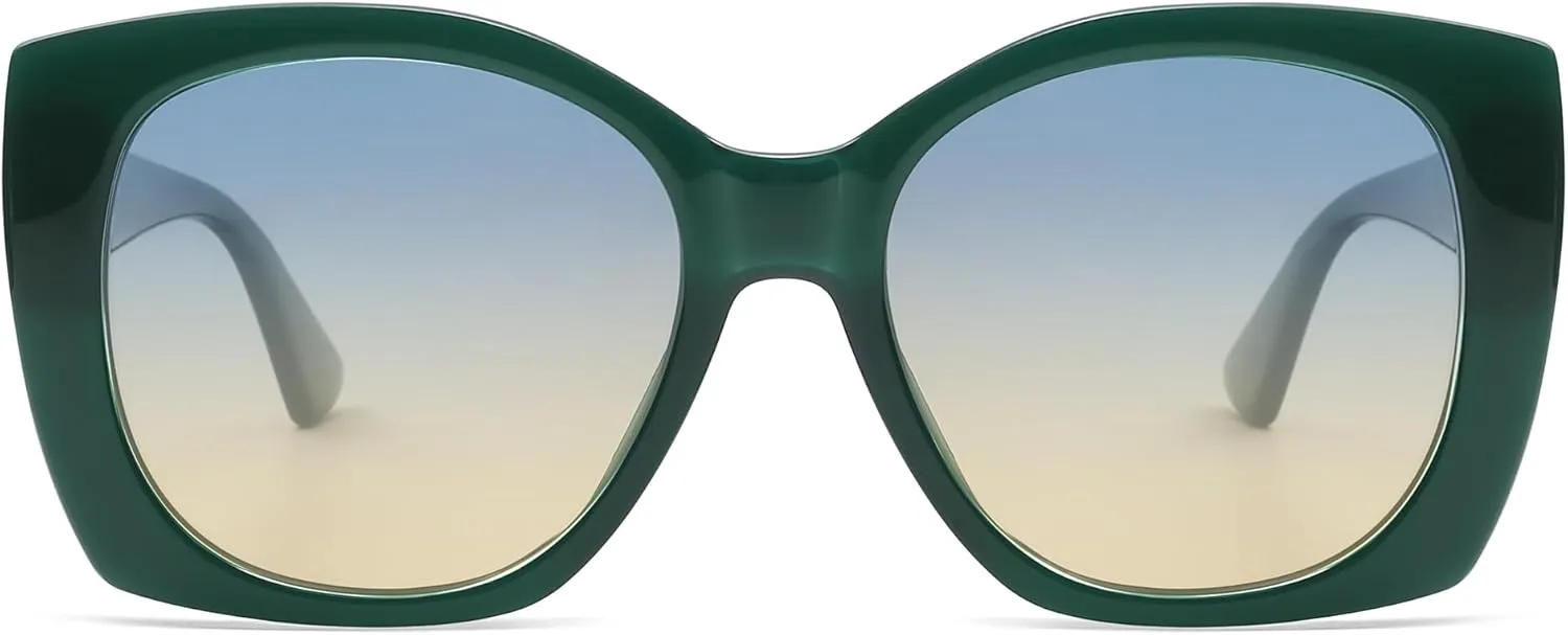 SOJOS Trendy Polarized Round Oversized Sunglasses Womens Square Women Sun Glasses SJ2340
