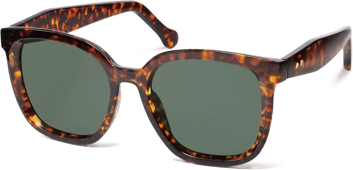 SOJOS Trendy Polarized Sunglasses for Women Classic Retro Square Womens Shade Sunnies SJ2333