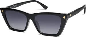 SOJOS Trendy Sunglasses Womens Cute Cat Eye Polarized Square Women Designer Shades SJ2297