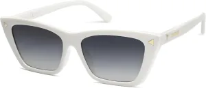 SOJOS Trendy Sunglasses Womens Cute Cat Eye Polarized Square Women Designer Shades SJ2297