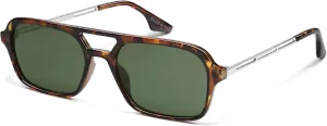 SOJOS Vintage Polarized Aviator Sunglasses for Women Men 70s Retro Flat Narrow Rectangular Womens Glasses SJ2186