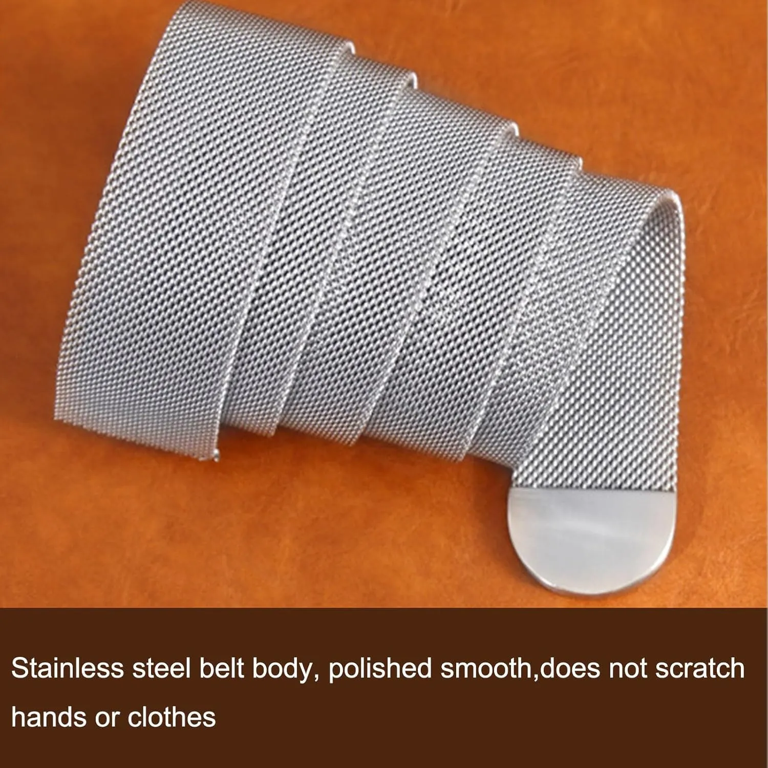 Stainless Steel Belt Men, Not Leather Metal Braided Belts for Men Automatic Buckle with Animal Engravings