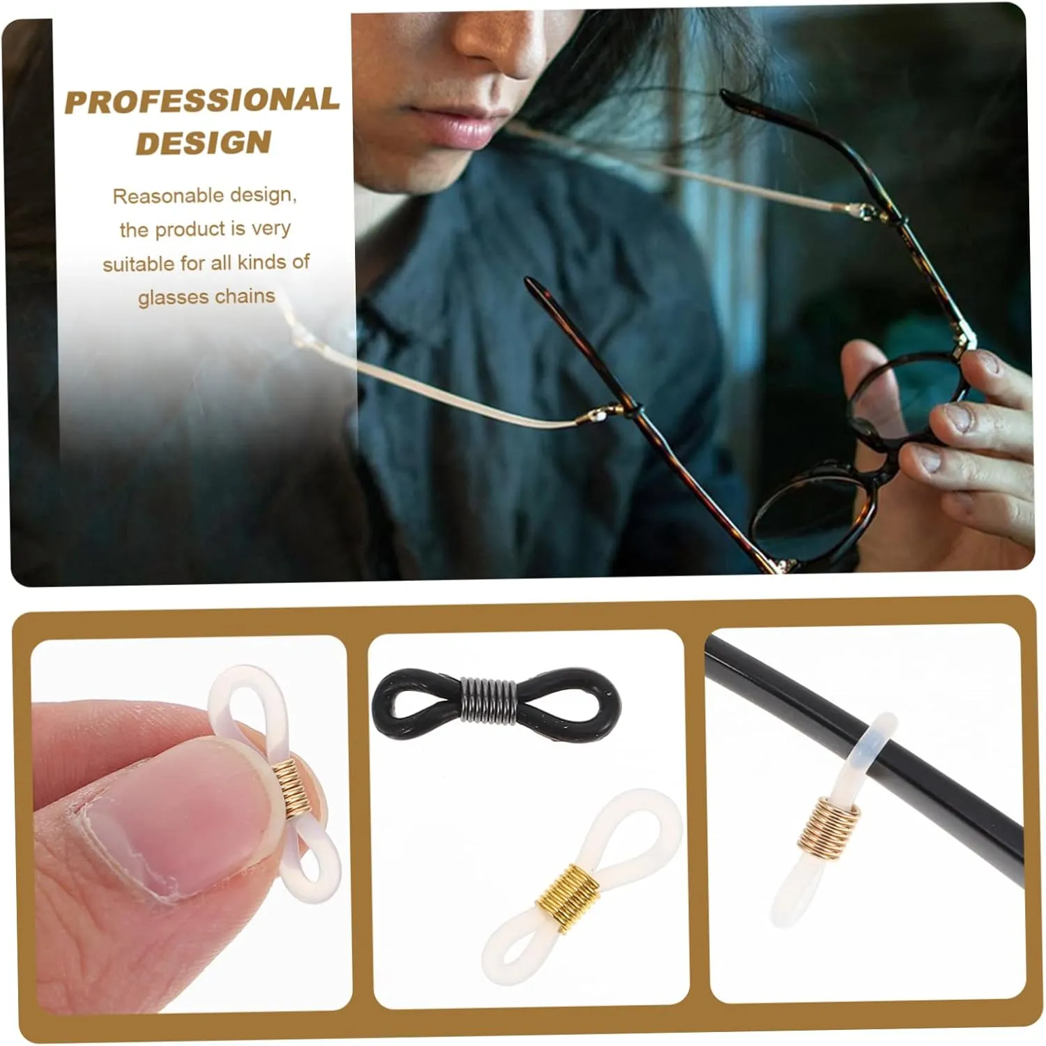SUPVOX 40 Pcs Glasses Accessories Adjustable Chain Necklace Sports Sunglasses Adjustable Eyeglasses Adjustable