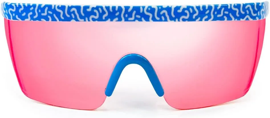 Tipsy Elves Sunglasses - Retro Sport Performance Shades - Colorful UV400 Protection Mirrored Lens Polarized and Non-Polarized
