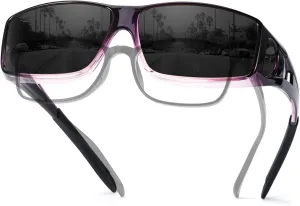 TJUTR Polarized Sunglasses Over Glasses for Men Women, UV Protection Shades Over Prescription Eyeglasses Sun Glasses