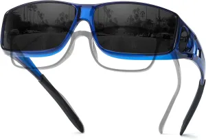 TJUTR Polarized Sunglasses Over Glasses for Men Women, UV Protection Shades Over Prescription Eyeglasses Sun Glasses
