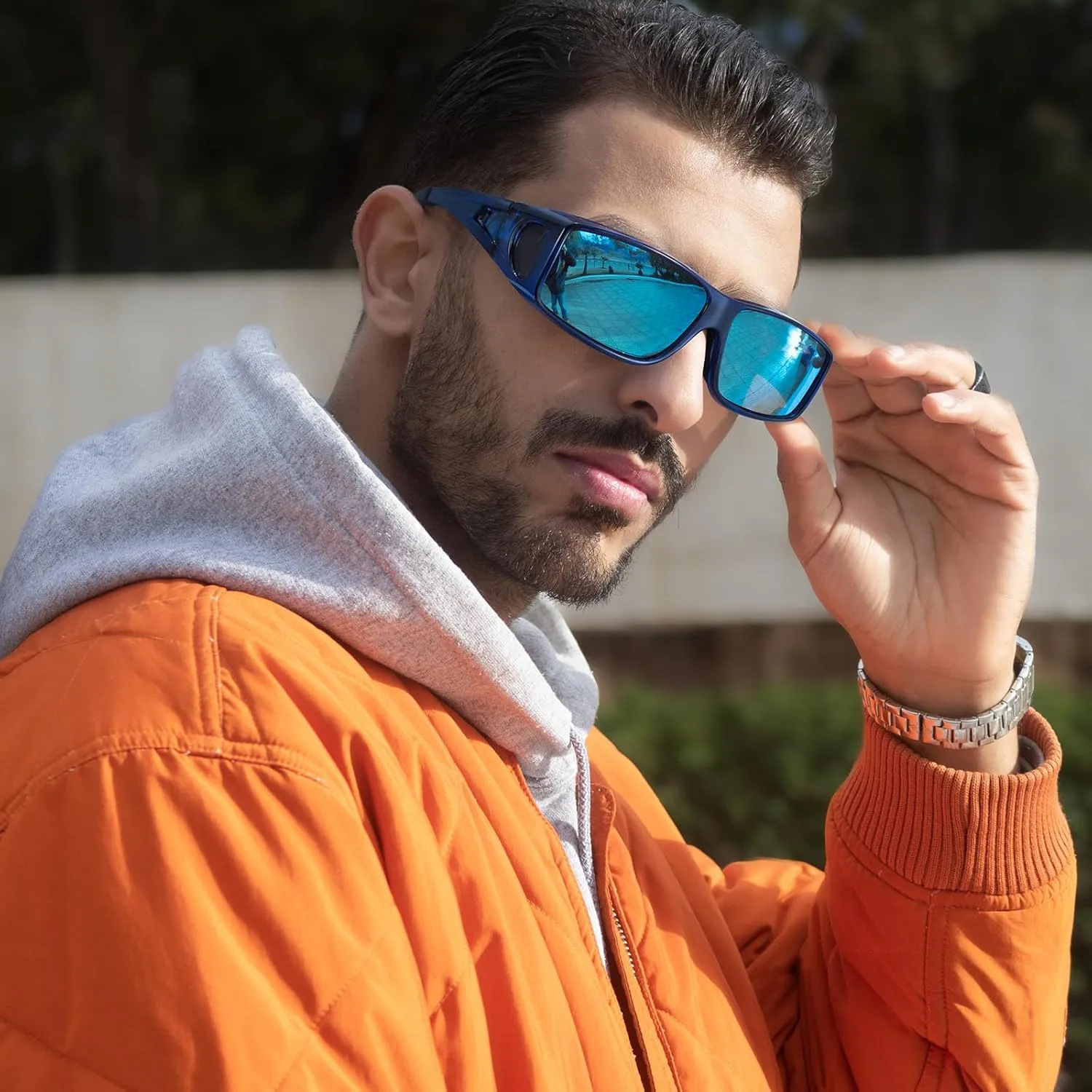 TJUTR Polarized Sunglasses Over Glasses for Men Women, UV Protection Shades Over Prescription Eyeglasses Sun Glasses