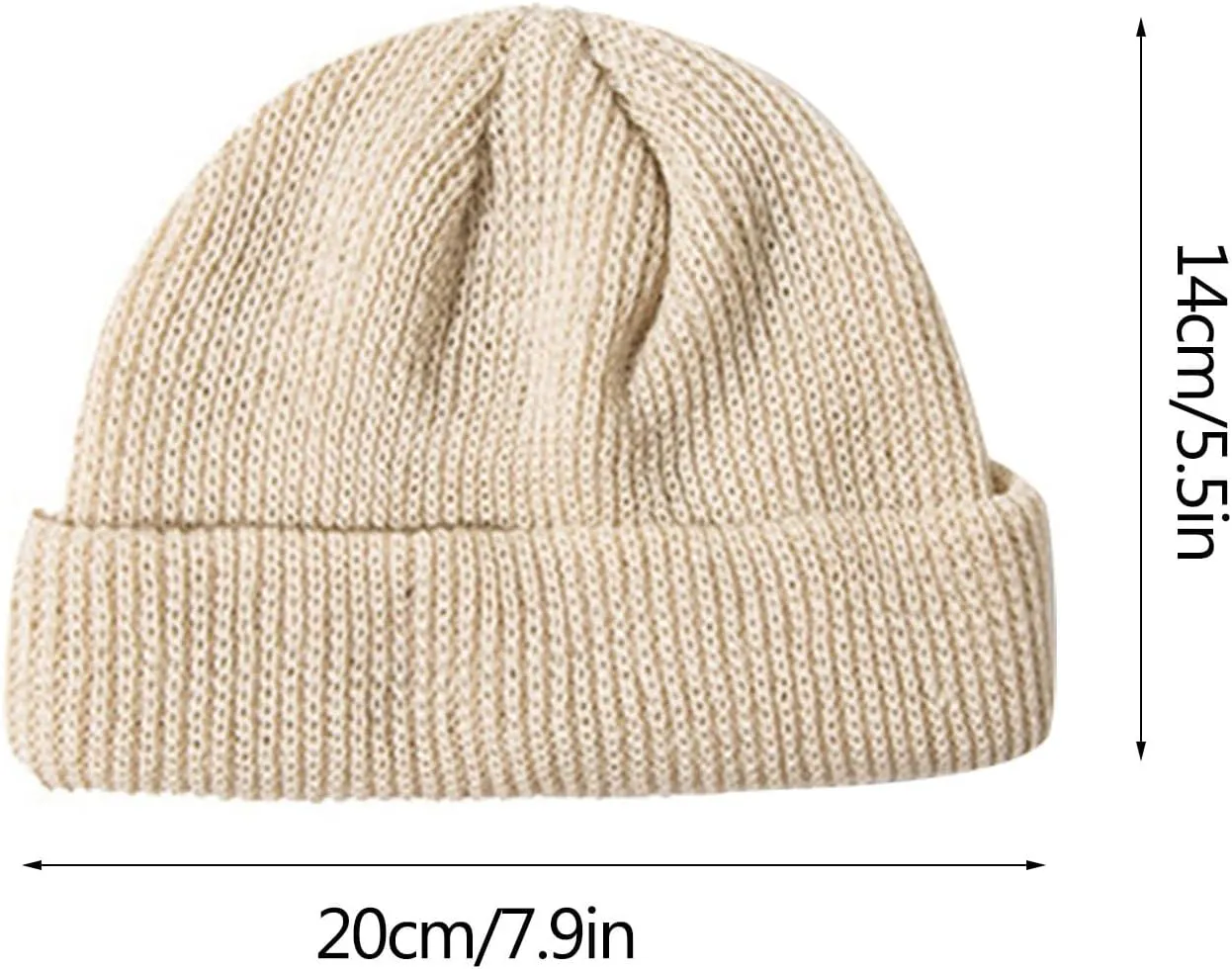 Unisex Wool Knit Beanie Hats for Men Women Knitted Winter Warm Skullies Windproof Watch Hat