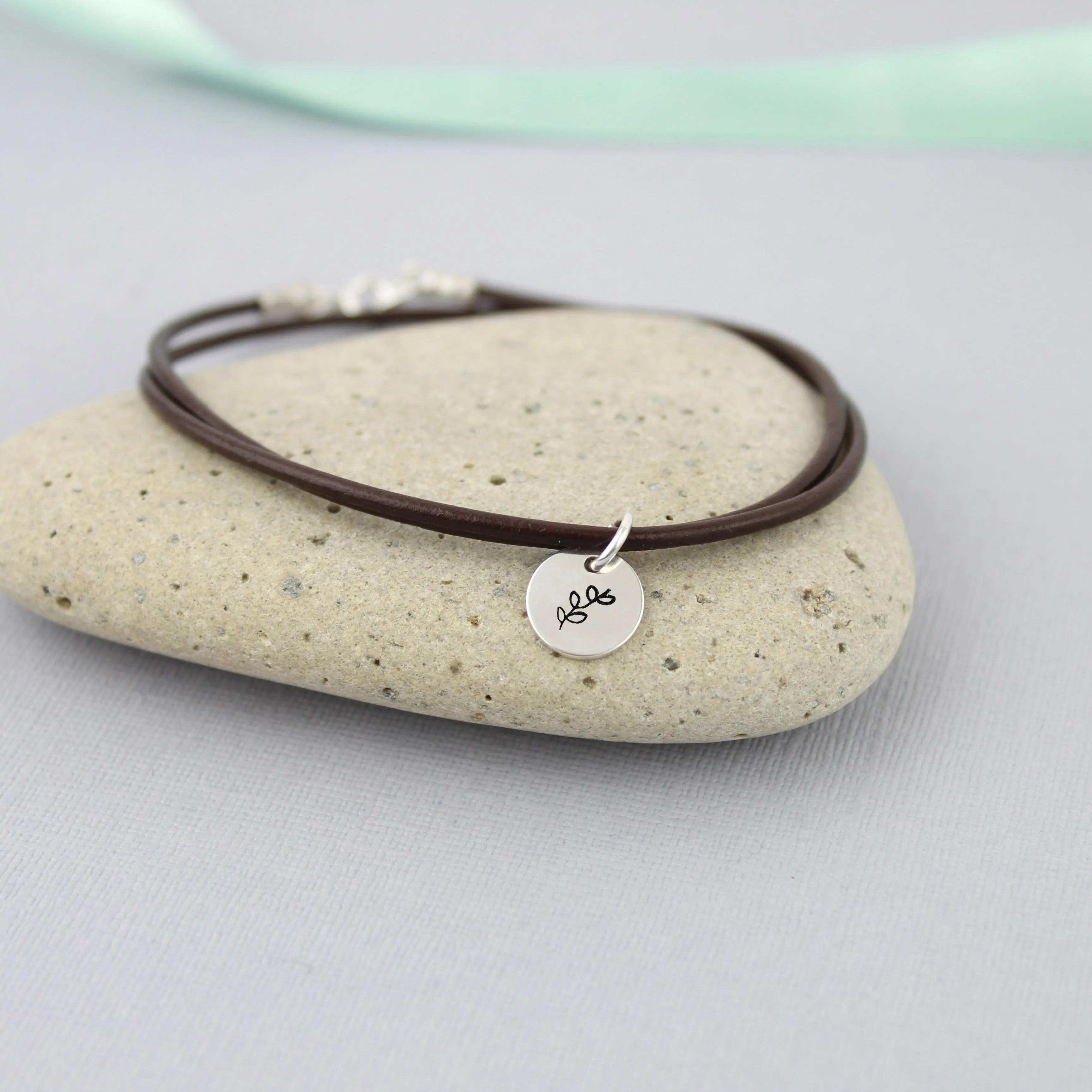 Vine Leather Wrap Bracelet
