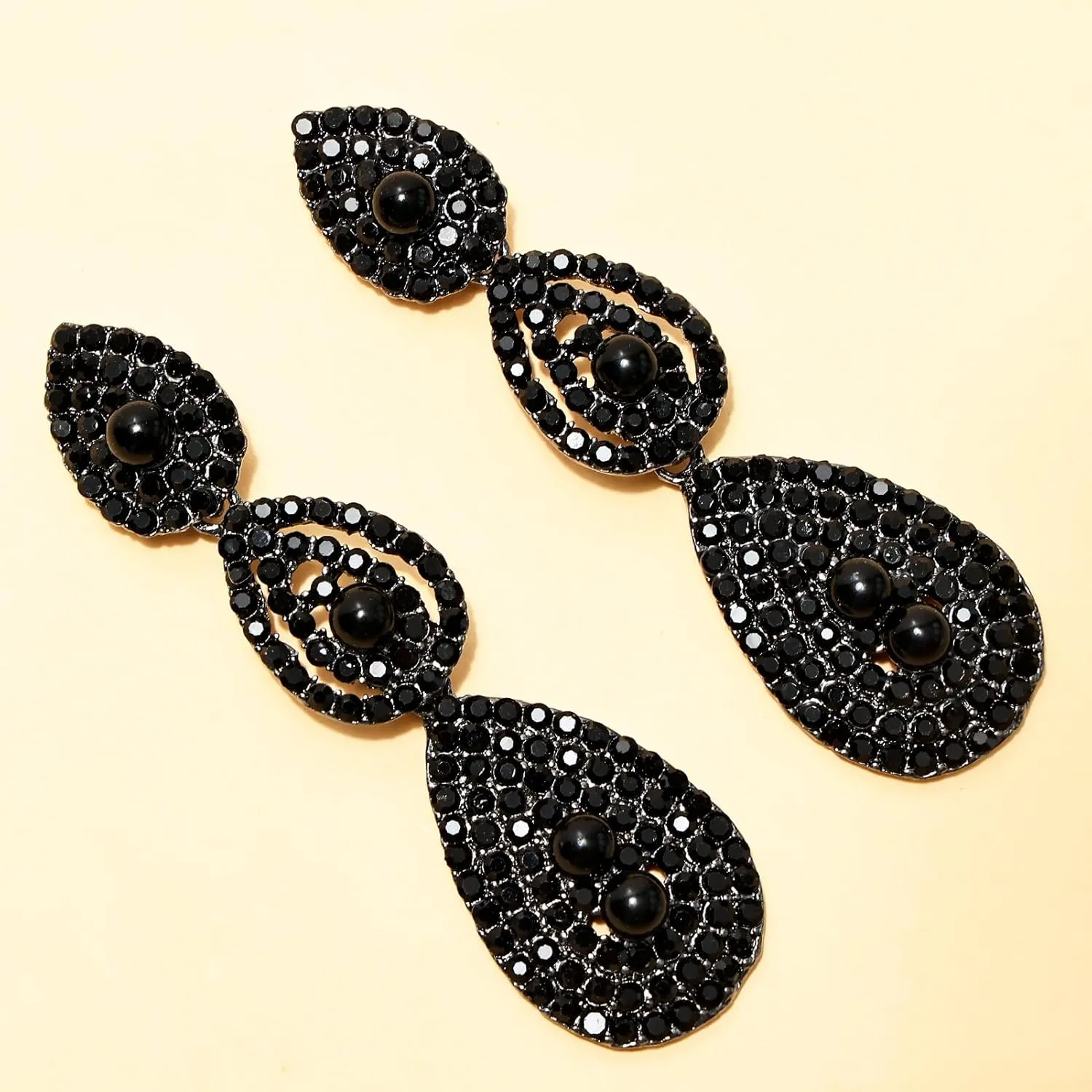 Women 1920s Flapper Set with Headband Beaded Necklaces Earrings Gloves for Vintage Wedding Costume Accessories