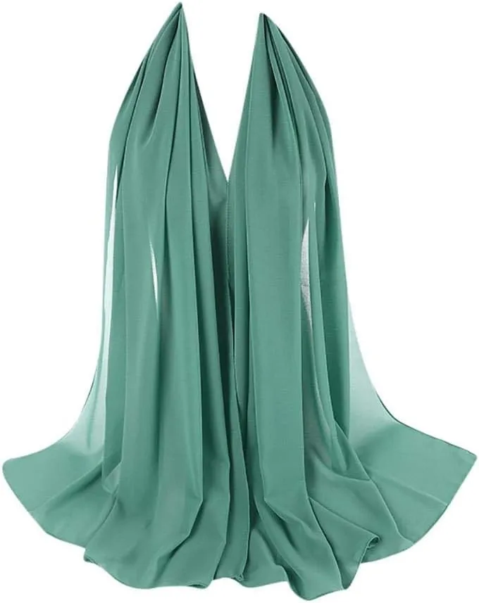 Women Silk Scarves Scarves For Women Women Silk Scarfs Scarf Chiffon Shawls Bubble Muslim Printe Headband Hijabs