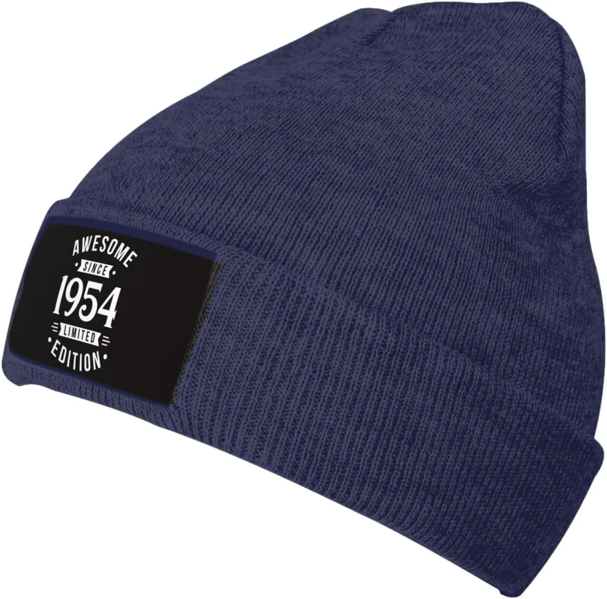 Women Winter Hat 69th Birthday Gifts Knit Winter Running Caps Mens Knit Beanie Hat for Adults Novelty Vintage 1954 Beanie