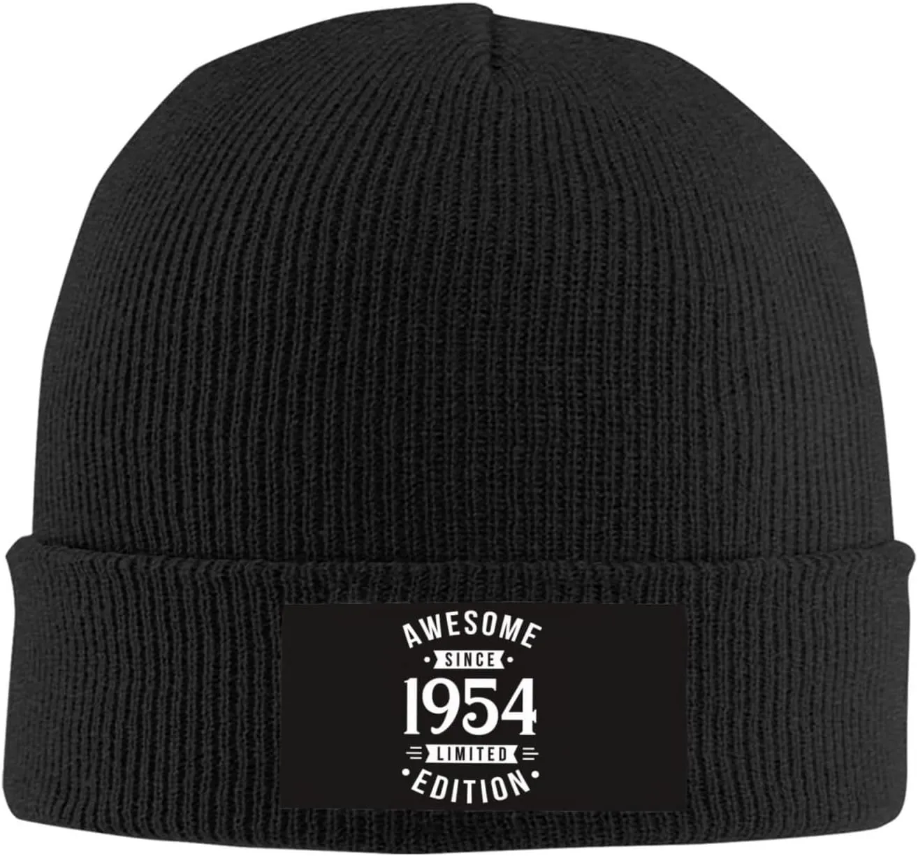 Women Winter Hat 69th Birthday Gifts Knit Winter Running Caps Mens Knit Beanie Hat for Adults Novelty Vintage 1954 Beanie