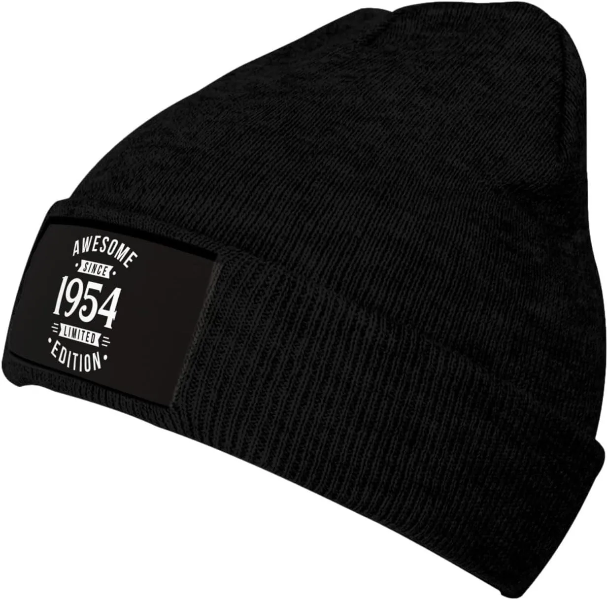 Women Winter Hat 69th Birthday Gifts Knit Winter Running Caps Mens Knit Beanie Hat for Adults Novelty Vintage 1954 Beanie