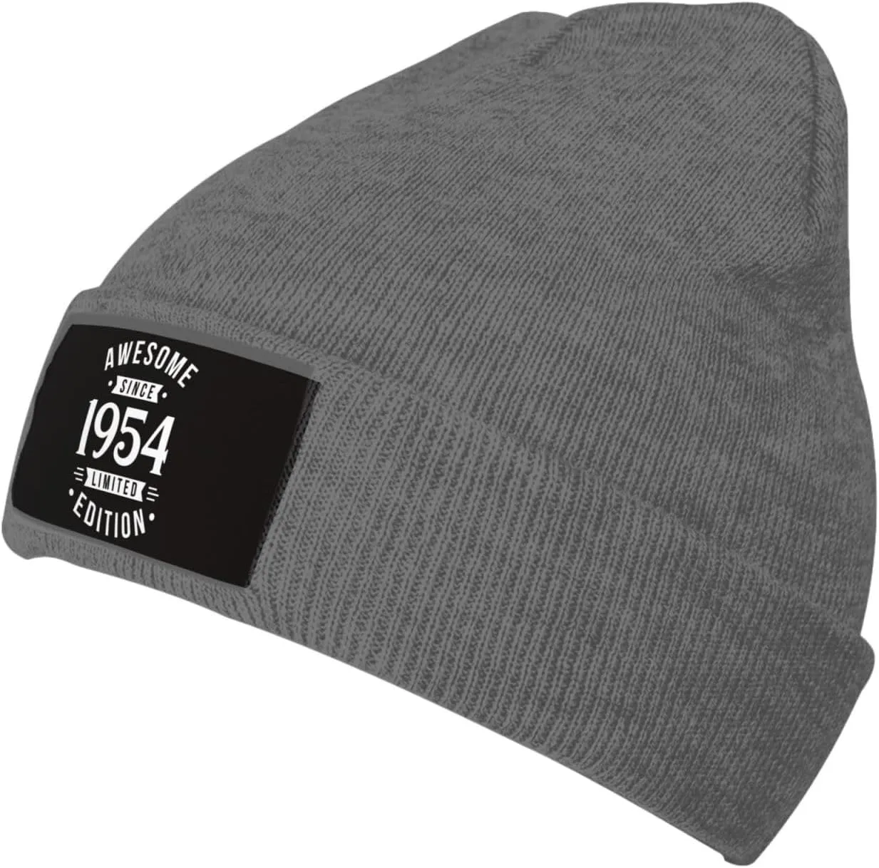 Women Winter Hat 69th Birthday Gifts Knit Winter Running Caps Mens Knit Beanie Hat for Adults Novelty Vintage 1954 Beanie