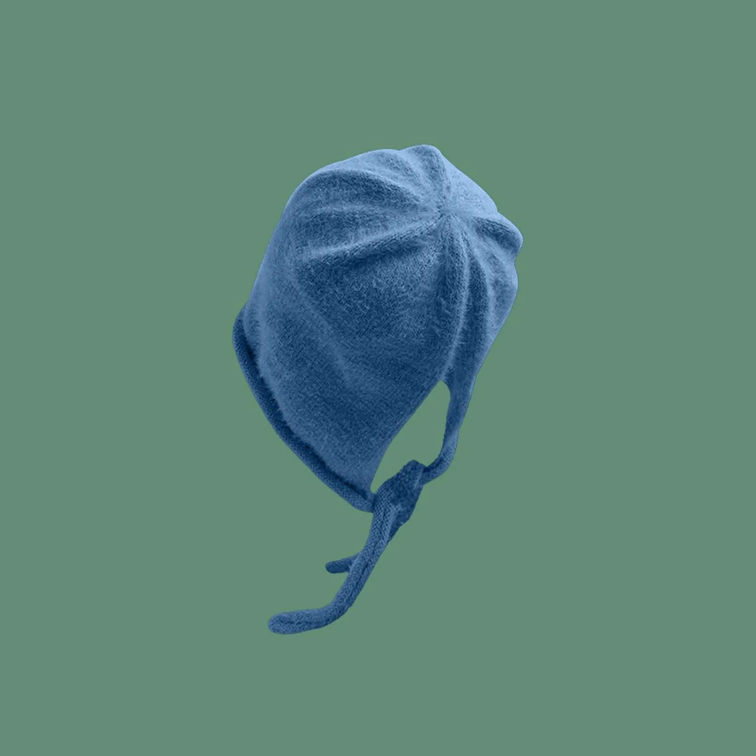 Women's Cute Crochet Beanie Ear Flap Winter Warm Knit Hat Plush Headband Ear Protection Lace Up Hat Cold Weather
