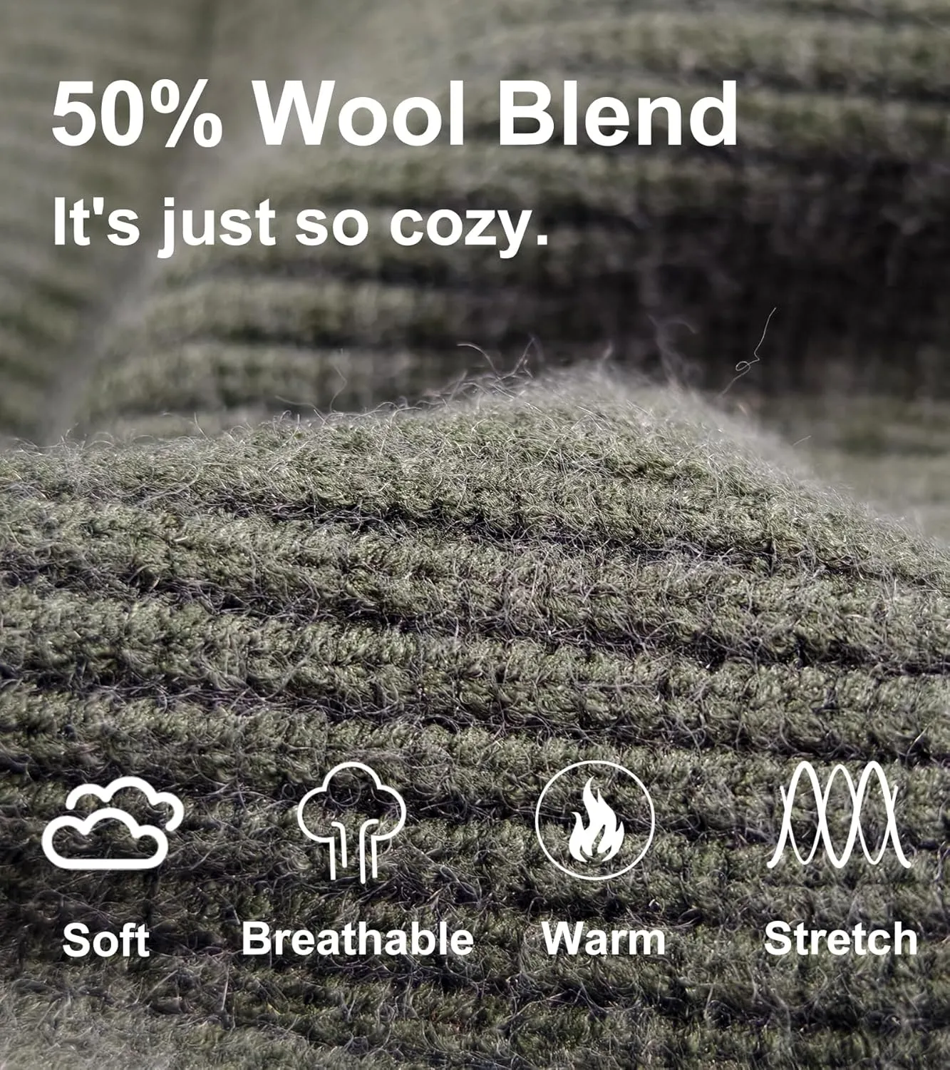 Wool Cuffed Beanie for Men Unisex Knit Watch Cap Thin Fisherman Beanies
